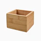 Caja de almacenamiento de bambú – 9 × 9 × 6,5 cm - Miniatura 1