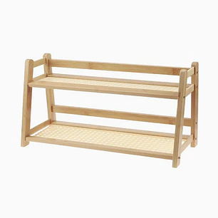 Estante de bambú para sazonadores – 64 × 17 × 28 cm