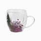 Taza de vidrio con flores secas – 250 ml - Miniatura 1