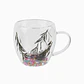 Taza de vidrio con flores secas – 250 ml - Miniatura 1
