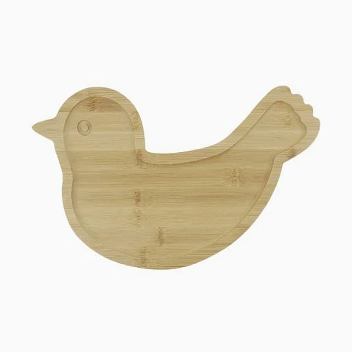 Bandeja de bambú con diseño de ave – 33 × 24 cm 1