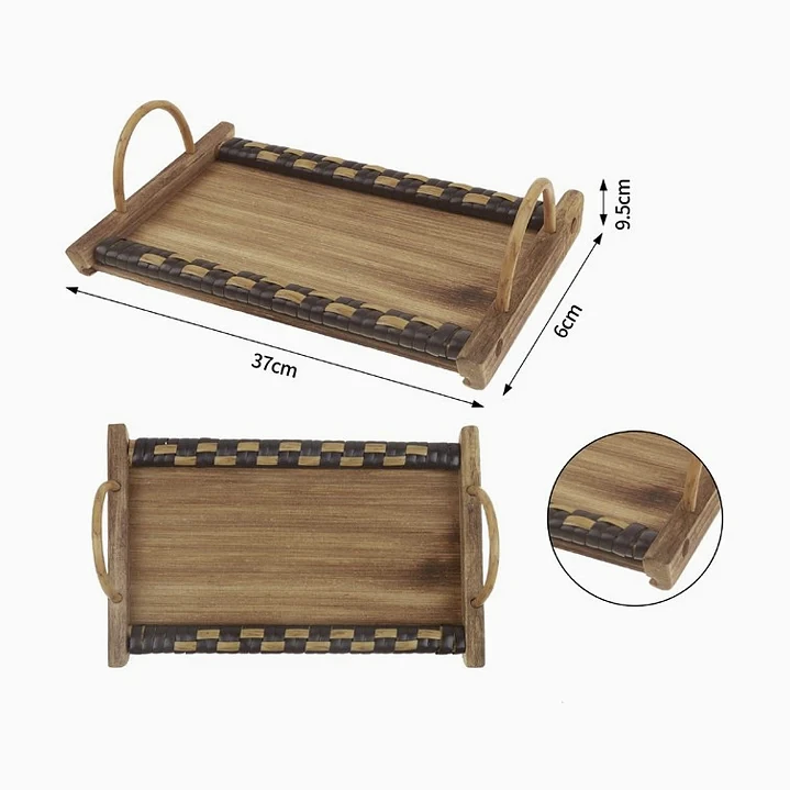 bandeja rectangular de bambú 2