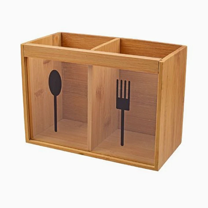 Porta utensilios de bambú 1