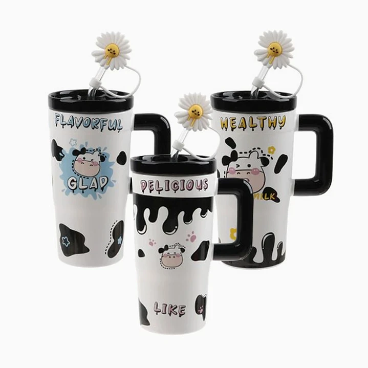 Taza de cerámica con bombilla 1