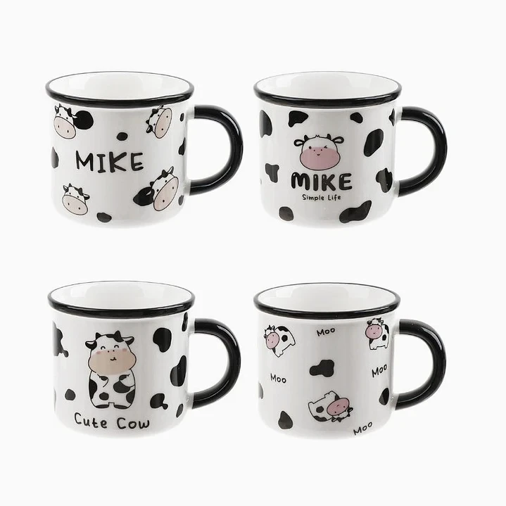 Taza cerámica diseño de vaquita  1