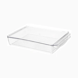 Caja de almacenamiento para refrigerador Exlin 30×21×6 cm