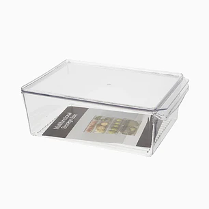 Caja de almacenamiento para refrigerador Exlin 30×21×11 cm