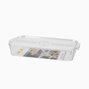 Caja de almacenamiento para refrigerador Exlin 32×15.5×5.5 cm