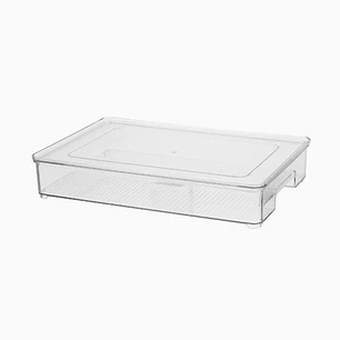 Caja de almacenamiento transparente para refrigerador