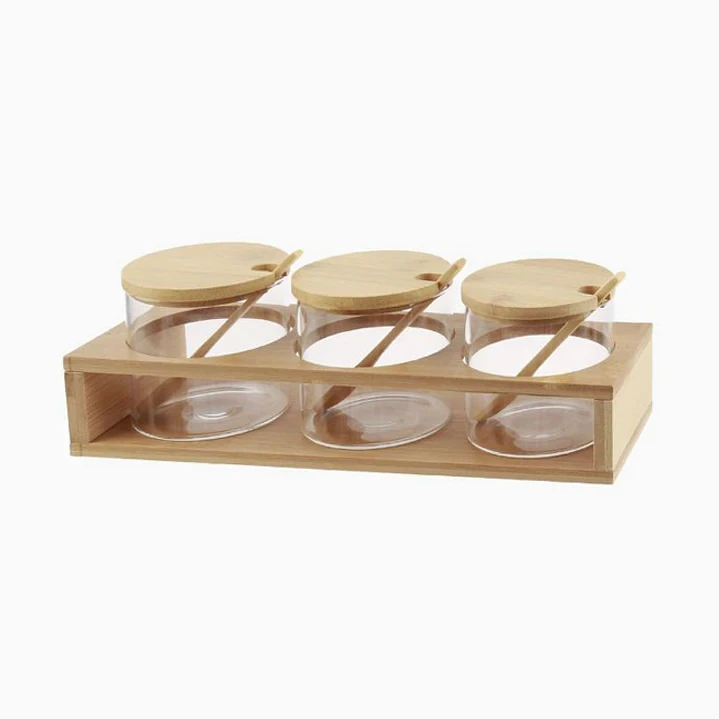 Set de frascos de condimento Exlin 1