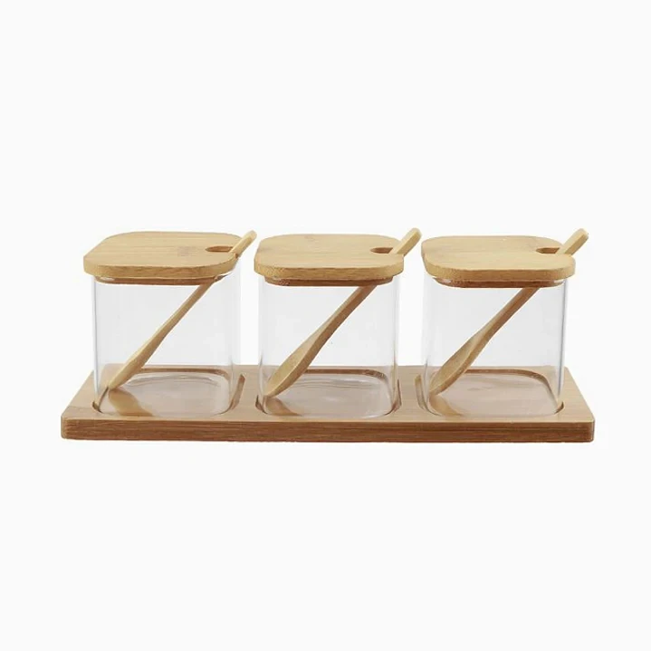 Set de frascos de condimento Exlin 1