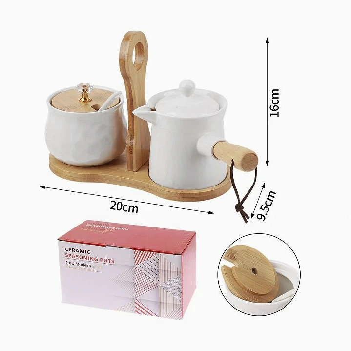Set de recipientes de condimento marca Exlin 2
