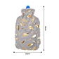 Bolsa de Agua Caliente 2 Litros – Diseño Hoja de Oro - Miniatura 2
