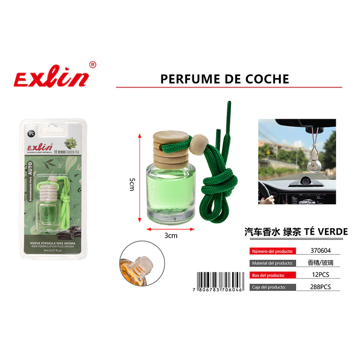 Perfume para Auto Premium - Té Verde 1