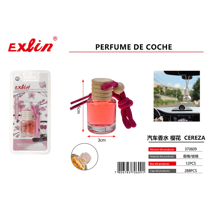 Perfume para Auto Flor de Cerezo Premium 1