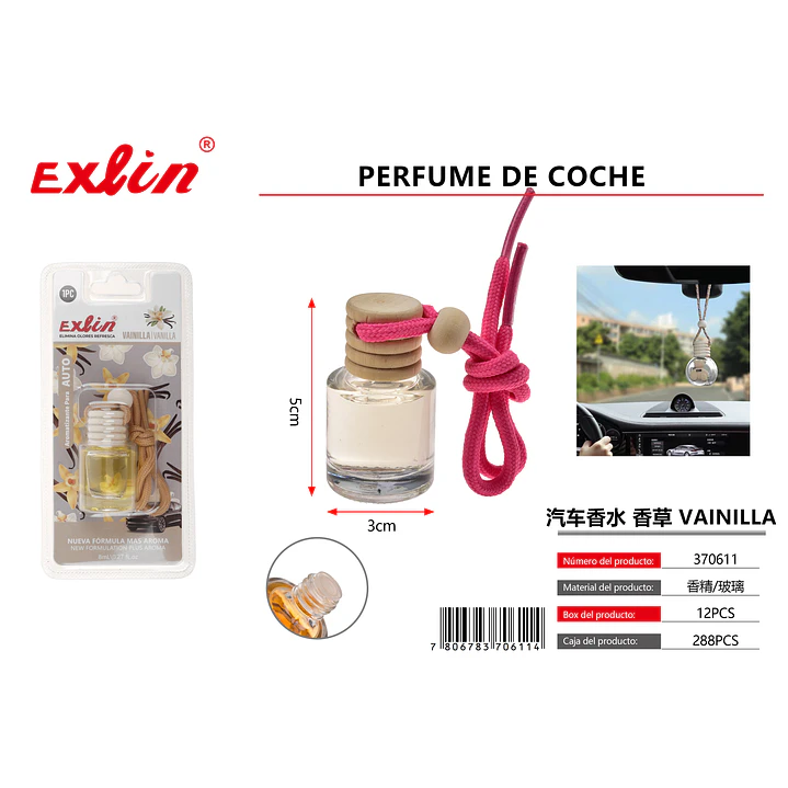 Perfume para Auto Premium - Aroma Vainilla Dulce 1