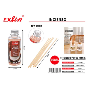 Esencia Perfumada Jugo de Coco Exlin 50 ml