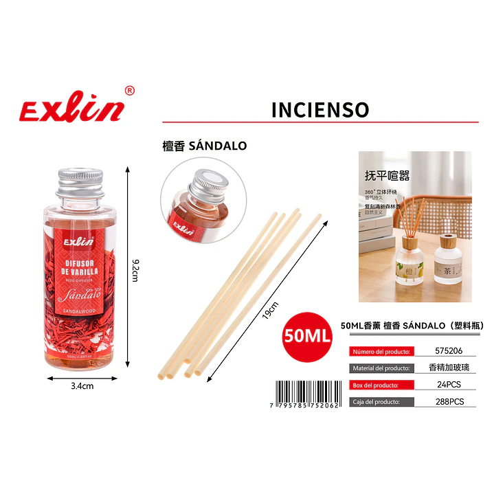 Difusor de Aroma Sándalo 50 ml  1