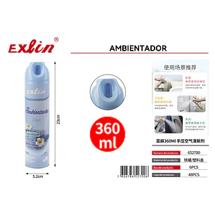 Ambientador de Lino 360 ml – Frescura Natural para tu Hogar
