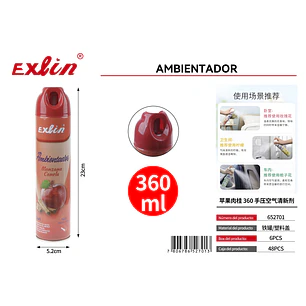 Ambientador de Ambientes Manzana Canela Premium