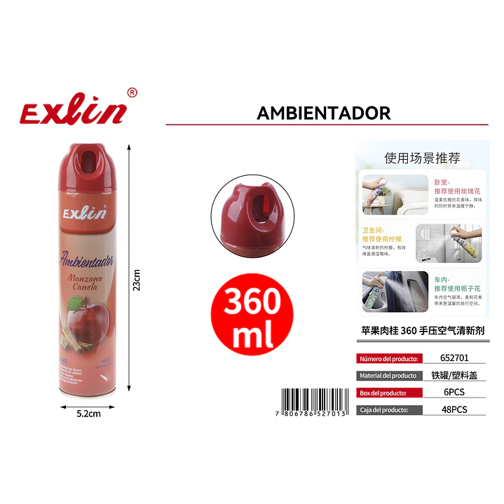 Ambientador de Ambientes Manzana Canela Premium 1