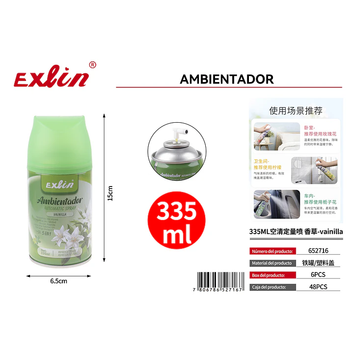 Ambientador Automático Vainilla 335ml  1