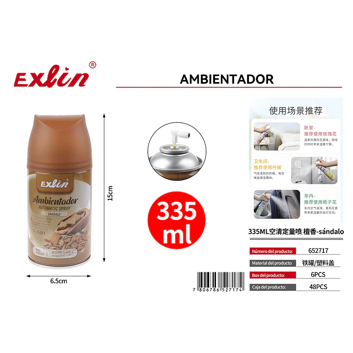 Ambientador Automático Sándalo 335ml 1