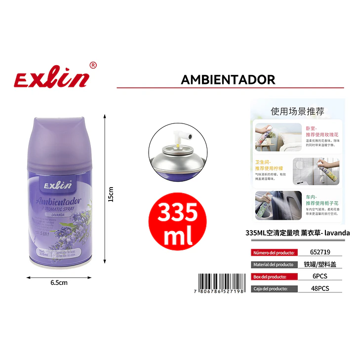 Ambientador Automático Lavanda 335ml 1