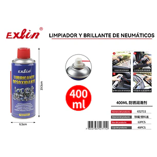 Lubricante Desoxidante Exlin 400ml