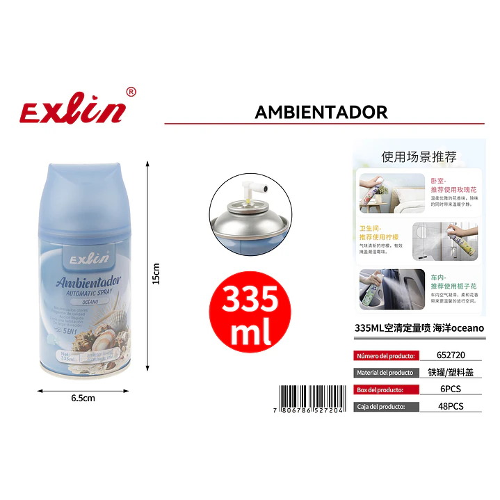 Ambientador Automático Océano 335 ml 1