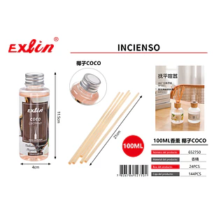 Esencia Ambiental Coco Perfumado  100 ml – Aroma Tropical y Relajante