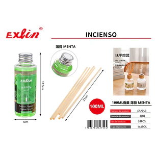 Esencia de Menta Aromática 100 ml – Frescura Natural para tu Hogar