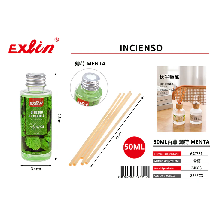 Aromaterapia Aceite Esencial de Menta Piperita 50 ml 1