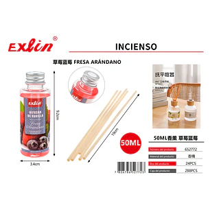 Difusor de Aroma Fresa y Arándano  (50 ml)