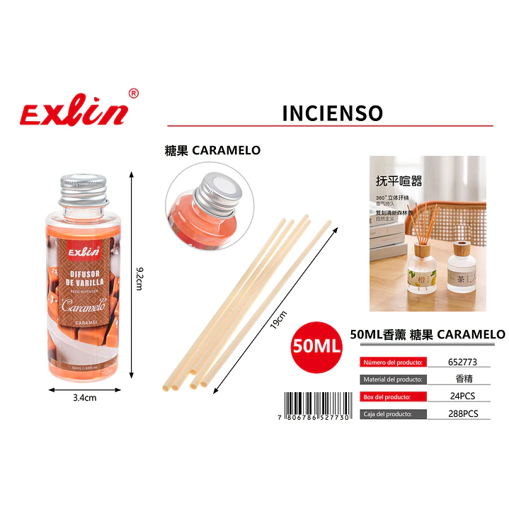 Esencia de Aromaterapia Caramelo  50 ml – Aroma Dulce y Acogedor 1