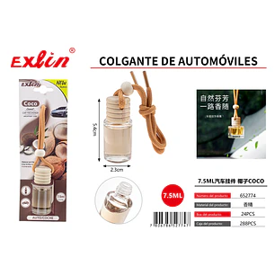 Colgante de Coco para Auto | Aroma y Estilo Natural