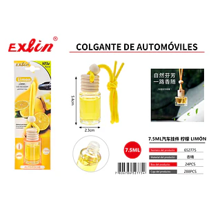 Difusor Colgante para Auto Forma de Limón (7,5 ml)