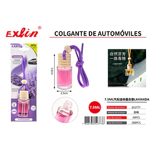 Colgante Aromatizante para Auto Lavanda 7,5 ml