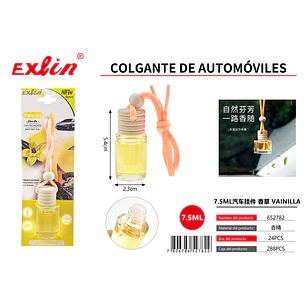 Aromatizante Colgante para Auto Vainilla Dulce (7,5 ml)