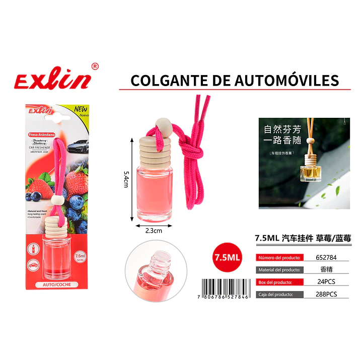 Colgante para Auto Fresa y Arándano (7,5 ml) 1