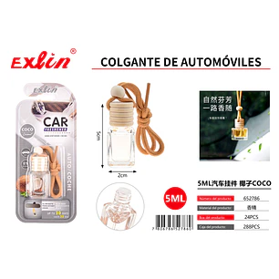 Aromatizante para Auto Colgante Aroma Coco - 5 ml