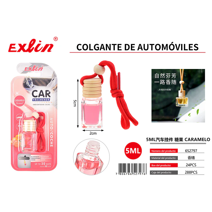 Aromatizante para Auto Aroma caramelo   (5 ml) 1