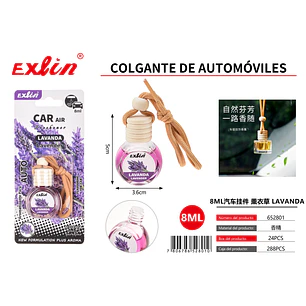 Aromatizante para Auto Aroma LAVANDA  (8 ml)