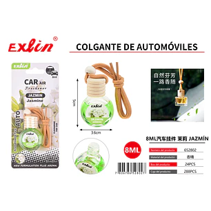 Aromatizante para Auto Aroma Jazmín  (8 ml)