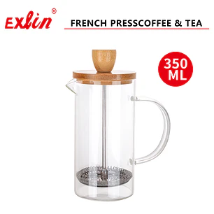 Prensa Francesa con Tapa de madera - 350ml