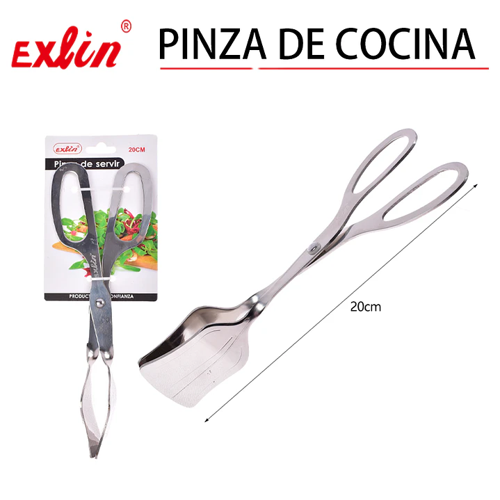Pinza Tipo Tijera de Cocina 20 cm – Acero Inoxidable Multiuso 1