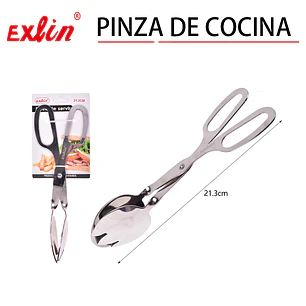 Pinza Tipo Tijera de Cocina 21.3 cm – Acero Inoxidable Multiuso