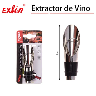 Sacacorchos Extractor de Vino a Presión de Aire - 8cm