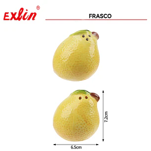 Frasco Portamondadientes Diseño de Limón