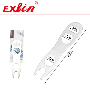 Abridor de Botellas y Medidor de Porciones de Pasta de Acero Inoxidable – 18 cm